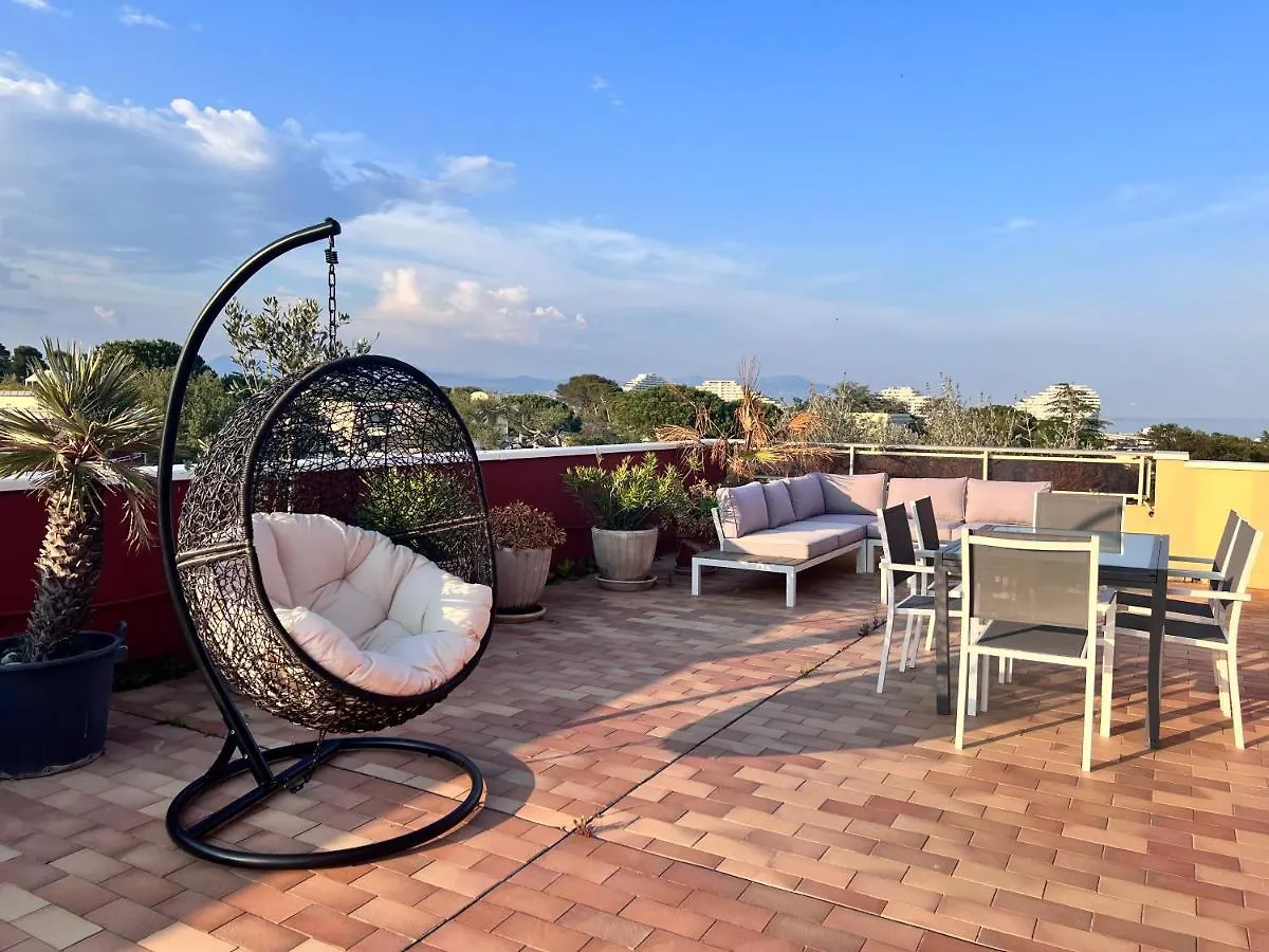 Rooftop Villeneuve Apartment Villeneuve-Loubet